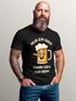 Herren T-Shirt für das Oktoberfest Nur ein Bier dann geh ich heim Pinocchio Bier Fun-Shirt Trachtenshirt Bierfest Outfit Statement Spruch Saufen lustig Moonworks®preview