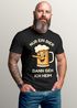 Herren T-Shirt für das Oktoberfest Nur ein Bier dann geh ich heim Pinocchio Bier Fun-Shirt Trachtenshirt Bierfest Outfit Statement Spruch Saufen lustig Moonworks®preview