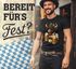 Herren T-Shirt für das Oktoberfest Ochse Trachtenlook Maßkrüge Bier Fun-Shirt Trachtenshirt Bierfest Outfit Statement Spruch Saufen lustig Moonworks®preview