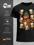 Herren T-Shirt für das Oktoberfest Oktopus Achtarmig Bier Maßkrüge Fun-Shirt Trachtenshirt Bierfest Outfit Statement Spruch Saufen lustig Moonworks®preview