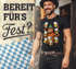 Herren T-Shirt für das Oktoberfest Oktopus Achtarmig Bier Maßkrüge Fun-Shirt Trachtenshirt Bierfest Outfit Statement Spruch Saufen lustig Moonworks®preview
