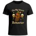 Herren T-Shirt für das Oktoberfest On My Wurst Behavior Fun-Shirt Trachtenshirt Bierfest Outfit Statement Spruch Saufen lustig Moonworks®preview