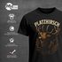 Herren T-Shirt für das Oktoberfest Platzhirsch Fun-Shirt Trachtenshirt Bierfest Outfit Statement Spruch Saufen lustig Moonworks®preview