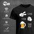 Herren T-Shirt für das Oktoberfest Schere Stein Paar Bier Fun-Shirt Trachtenshirt Bierfest Outfit Statement Spruch Saufen lustig Moonworks®preview