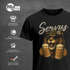 Herren T-Shirt für das Oktoberfest Servus Löwe Bier Fun-Shirt Trachtenshirt Bierfest Outfit Statement Spruch Saufen lustig Moonworks®preview
