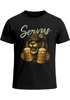 Herren T-Shirt für das Oktoberfest Servus Löwe Bier Fun-Shirt Trachtenshirt Bierfest Outfit Statement Spruch Saufen lustig Moonworks®preview
