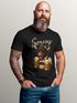 Herren T-Shirt für das Oktoberfest Servus Ochse Trachtenlook Maßkrüge Bier Fun-Shirt Trachtenshirt Bierfest Outfit Statement Spruch Saufen lustig Moonworks®preview