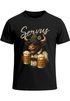 Herren T-Shirt für das Oktoberfest Servus Ochse Trachtenlook Maßkrüge Bier Fun-Shirt Trachtenshirt Bierfest Outfit Statement Spruch Saufen lustig Moonworks®preview