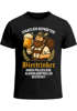 Herren T-Shirt für das Oktoberfest Staatlich geprüfter Biertrinker Fun-Shirt Trachtenshirt Bierfest Outfit Statement Spruch Saufen lustig Moonworks®preview