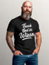 Herren T-Shirt für das Oktoberfest Thank God it’s Fun-Shirt Trachtenshirt Bierfest Outfit Statement Spruch Saufen lustig Moonworks®preview