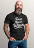 Herren T-Shirt für das Oktoberfest Thank God it’s Fun-Shirt Trachtenshirt Bierfest Outfit Statement Spruch Saufen lustig Moonworks®preview