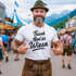 Herren T-Shirt für das Oktoberfest Thank God it’s Fun-Shirt Trachtenshirt Bierfest Outfit Statement Spruch Saufen lustig Moonworks®preview