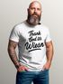 Herren T-Shirt für das Oktoberfest Thank God it’s Wiesn Fun-Shirt Trachtenshirt Bierfest Outfit Statement Spruch Saufen lustig Moonworks®preview