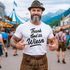 Herren T-Shirt für das Oktoberfest Thank God it’s Wiesn Fun-Shirt Trachtenshirt Bierfest Outfit Statement Spruch Saufen lustig Moonworks®preview