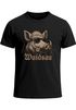 Herren T-Shirt für das Oktoberfest Wuidsau Edelweiß Sonnenbrille Fun-Shirt Trachtenshirt Bierfest Outfit Statement Spruch Saufen lustig Moonworks®preview
