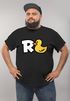 Herren T-Shirt für Rentner Motiv Ente lustiges Geschenk zur Rente witziger Spruch zum Ruhestand MoonWorks®preview