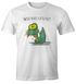 Herren T-Shirt Fun Motiv kleiner Dino frisst Einhorn Spruch "Wie das Letzte?" Fun-Shirt lustig Moonworks®preview