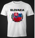 Herren T-Shirt - Fußball EM 2016 Slovakia Slowakei Flagge Vintage - Comfort Fit MoonWorks®preview