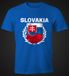 Herren T-Shirt - Fußball EM 2016 Slovakia Slowakei Flagge Vintage - Comfort Fit MoonWorks®preview