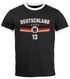 Herren T-Shirt Fußball Trikot EM WM Frontprint und Backprint personalisiert mit Name Deutschlandshirt Moonworks®preview