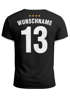 Herren T-Shirt Fußball Trikot EM WM Frontprint und Backprint personalisiert mit Name Deutschlandshirt Moonworks®preview