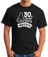 Herren T-Shirt Geburtstag 30. ab jetzt gehts abwärts hängende Hoden Geschenk für Männer MoonWorks®preview