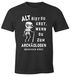Herren T-Shirt Geburtstag Geschenk Alt bist du erst wenn du zum Archäologen... lustiger Spruch Skelett MoonWorks®preview