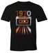 Herren T-Shirt Geburtstag Retro 70er Jahre Vintage Siebziger Geschenk-Shirt Moonworks®preview