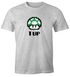 Herren T-Shirt Geburtstag Retro Pixel-Pilz 1-Up-Pilz Level-Up Gaming Konsole 90er Fun-Shirt Moonworks®preview
