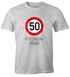 Herren T-Shirt Geburtstag {style_variation} Straßenschild Tempolimit Bitte langsam sprechen Lustig Spruch Fun-Shirt Moonworks®preview