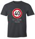 Herren T-Shirt Geburtstag {style_variation} Straßenschild Tempolimit Bitte langsam sprechen Lustig Spruch Fun-Shirt Moonworks®preview