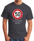 Herren T-Shirt Geburtstag {style_variation} Straßenschild Tempolimit Bitte langsam sprechen Lustig Spruch Fun-Shirt Moonworks®preview