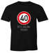 Herren T-Shirt Geburtstag {style_variation_string} Straßenschild Tempolimit Bitte langsam sprechen Lustig Spruch Fun-Shirt Moonworks®preview