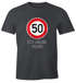 Herren T-Shirt Geburtstag {style_variation_string} Straßenschild Tempolimit Bitte langsam sprechen Lustig Spruch Fun-Shirt Moonworks®preview