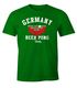 Herren T-Shirt Germany Beer Pong Team Bier Fun-Shirt Moonworks®preview