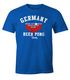 Herren T-Shirt Germany Beer Pong Team Bier Fun-Shirt Moonworks®preview