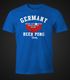 Herren T-Shirt Germany Beer Pong Team Bier Fun-Shirt Moonworks®preview