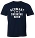 Herren T-Shirt Germany Drinking Team Bier Fun-Shirt Moonworks®preview