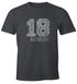 Herren T-Shirt Geschenk Geburtstag 18... na endlich College Sketch Fun-Shirt Moonworks®preview