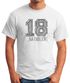 Herren T-Shirt Geschenk Geburtstag 18... na endlich College Sketch Fun-Shirt Moonworks®preview