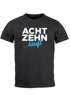 Herren T-Shirt Geschenk zum 18. Geburtstag für Männer Jungs Aufdruck achtzehn läuft MoonWorks®preview