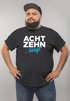 Herren T-Shirt Geschenk zum 18. Geburtstag für Männer Jungs Aufdruck achtzehn läuft MoonWorks®preview