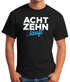 Herren T-Shirt Geschenk zum 18. Geburtstag für Männer Jungs Aufdruck achtzehn läuft MoonWorks®preview