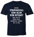 Herren T-Shirt Gestern: Stromausfall Kein WLAN Kein Internet Spruch-Shirt Moonworks®preview