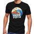 Herren T-Shirt Good Vibes Welle Hippie Slogan Statement Surf Design Vintage Retro Fashion Streetstyle Neverless®preview