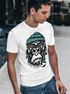 Herren T-Shirt Gorilla Affe Monkey Captain Sailor Seemann Fashion Streetstyle Neverless® preview