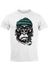 Herren T-Shirt Gorilla Affe Monkey Captain Sailor Seemann Fashion Streetstyle Neverless® preview