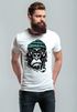 Herren T-Shirt Gorilla Affe Monkey Captain Sailor Seemann Fashion Streetstyle Neverless® preview