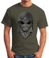 Herren T-Shirt Gorilla Helmet Fun-Shirt Moonworks®preview