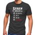Herren T-Shirt Grillen Aufdruck Seriengriller Strichliste Fleisch Kein Gemüse Fun-Shirt Grillgeschenk lustig Moonworks®preview